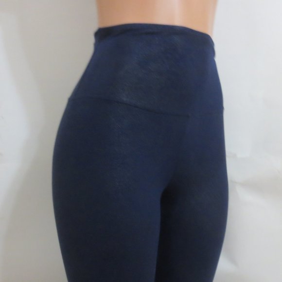 ⭐For Bundles Only⭐ Yummie Tummie Leggings Metallic Navy M - Picture 1 of 7